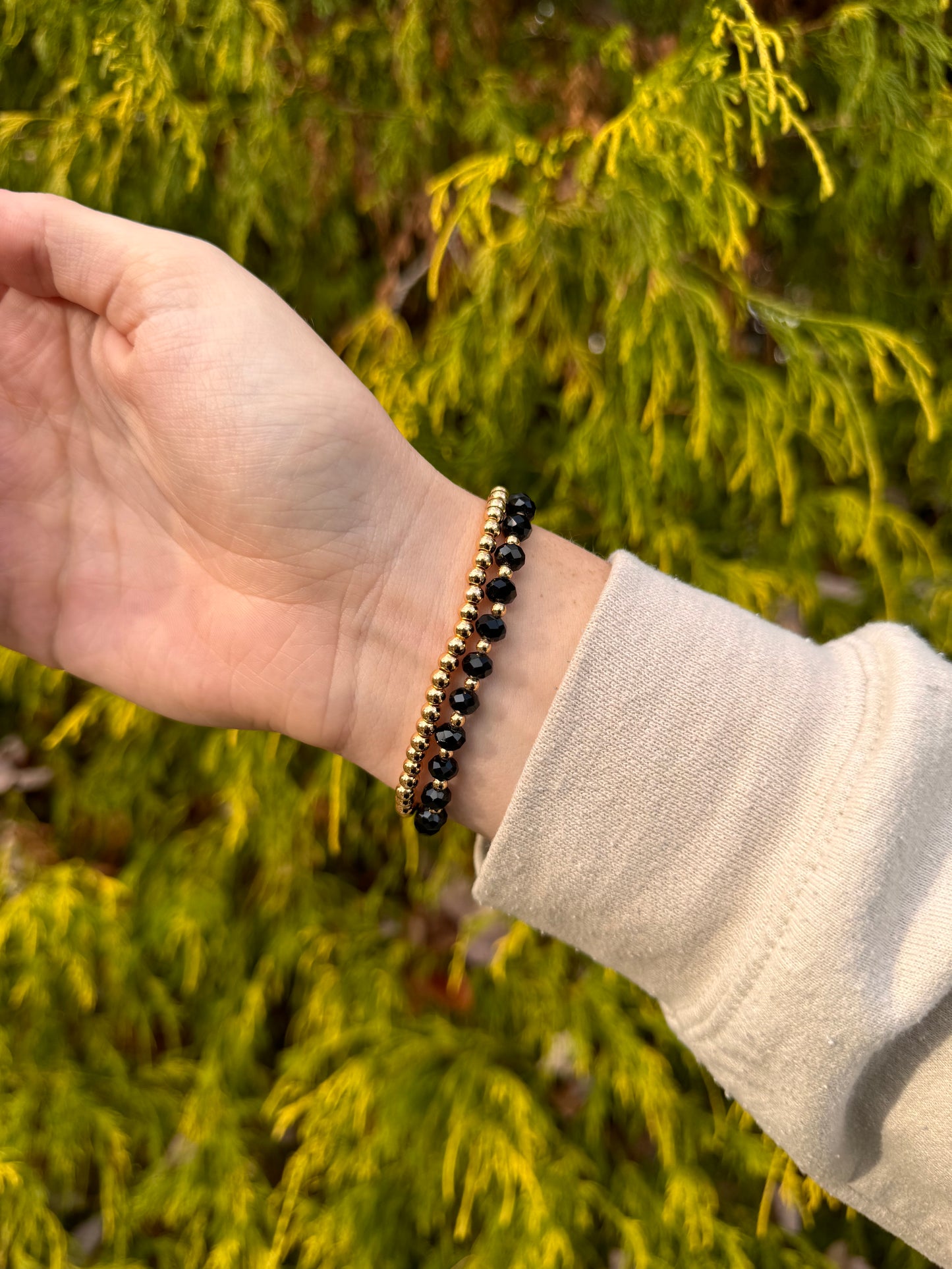 Black and Gold Bracelet