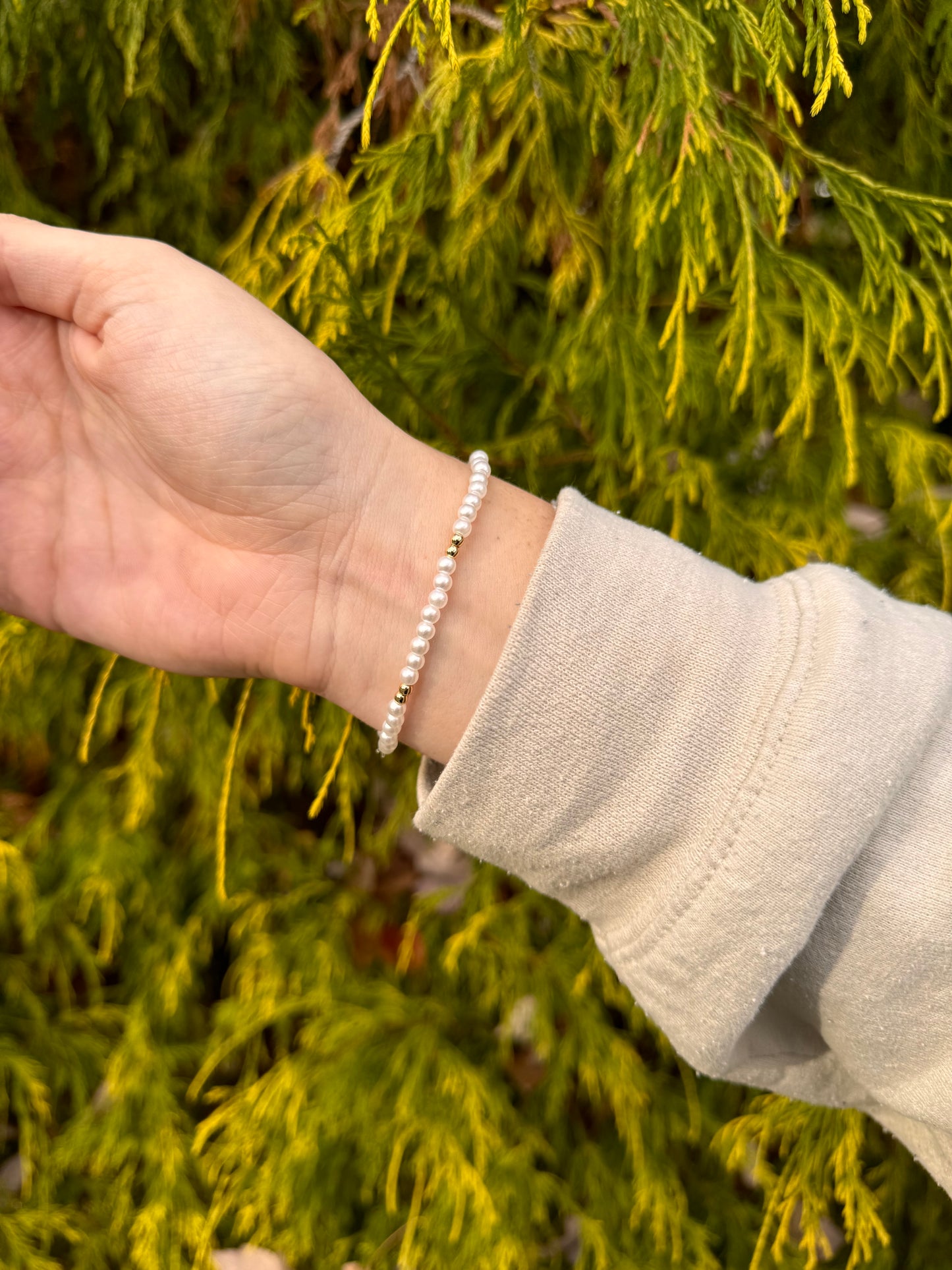 Dainty Pearl Bracelet